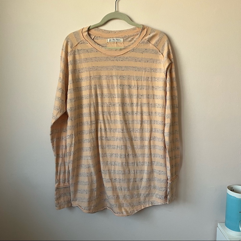 Free People Arden Stripe Long Sleeve T-Shirt